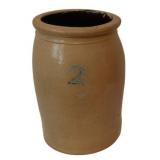 2 Gallon Stoneware Crock 12"x8"