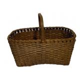 Antique Woven Splint Market Basket