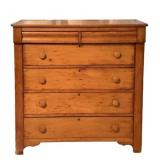 Vtg 5-Drawer Dresser 44.5"x43"x18.5"