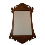 Vintage Chippendale Style Mahogany Wall Mirror