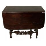 Vtg Drop-Side Gateleg Table 30"x36"x49.5"