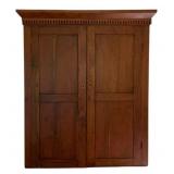 Hanging Wood Cabinet 46"x40"x11"