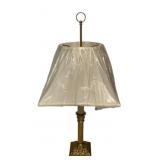 Brass Candlestick Style Table Lamp w/ Shade