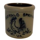 Buffalo Springs VA Stoneware Crock