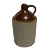 Antique Two-Tone Stoneware Jug 7.5"x4.5"