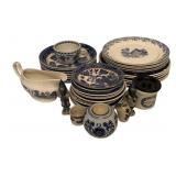 Assorted Blue and White China Collection