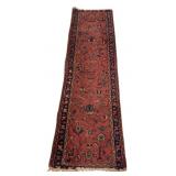 Antique Persian Style Runner Rug 101"x28"