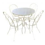 Outdoor Patio Table w/ 4 Chairs - missing seats
