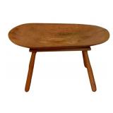 Rustic Wooden Dough Bowl on Stand 18.5"x29"x1