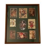 Framed Santa Collage Print 24"x19"