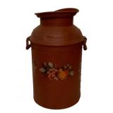 Dairymens Supply Co Painted Milk Can 19.5"x12"x10"