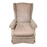 Vintage Upholstered Wingback Chair