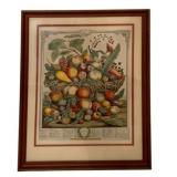 Framed Print "12 Months of Fruit" Series, July