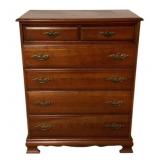 Colonial Style Maple 6-Drawer Dresser