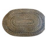 Oval Braided Rug 35"x24"