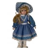 Vintage Ceramic Doll - 15 Inches Tall
