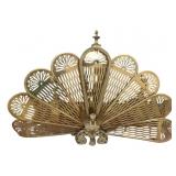 Brass Fireplace Screen - As Is - 38.5 x 25