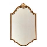 Ornate Golden Framed Wall Mirror - 36 x 21.5