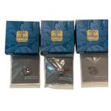 3 Sterling Silver Charms