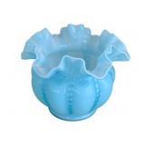 Fenton Art Glass Vase - Opalescent Hobnail Pattern