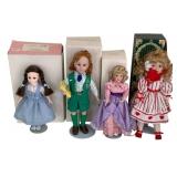 4 Assorted Dolls w/ Boxes