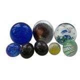 8 Assorted Paperweights