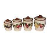4pc Pamela Gladding Canister Set