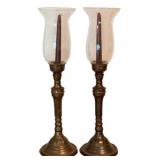 2 Pc Set Candle Holders - 19.5 Inches Tall