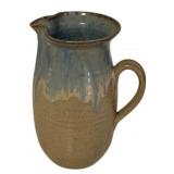 Art Pottery Pitcher - Signed - 9 Inches Tall