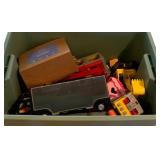 Tote of Assorted Toys