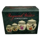 Fruit Lattice 4pc Canister Set by Raymond Waites