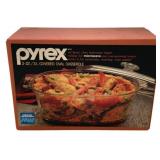 Pyrex 3qt Covered Oval Casserole Dish