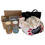 Assorted Glass Items & More