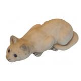 Concrete Cat figure made in England - 6"x15"x7"