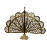 Brass Fireplace Screen 28"x39"x7"