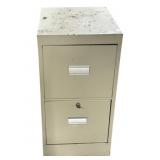 2-Drawer Metal File Cabinet - 29.25 x 15 x 18