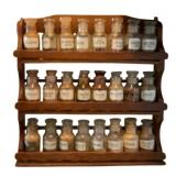 Vintage Spice Rack 15"x15"x2.25"