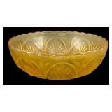 Amber Glass Bowl 2.5"x8"