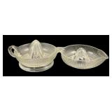 2 Glass Juicers 4"x8"