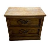 2-Drawer Stand - AS IS - water damage on edge