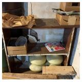Primitive Shelf w/ contents