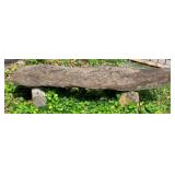 Stone Bench 12"x54"x17"