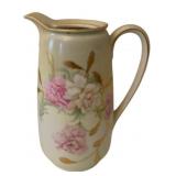 Germany Painted Pitcher - 8.5" Tall