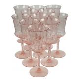 11 Pink Glasses - 7.5" Tall
