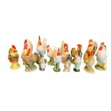 Assorted Rooster Figures