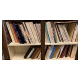 Assorted Cookbooks on 2 Shelves