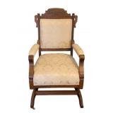 Antique Wood Rocker/Glider 37"x23"x26"
