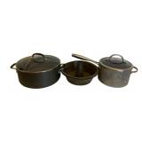 3 Assorted Pots