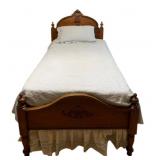Twin Bed w/ Bedding