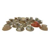 Assorted Teacups & Saucers